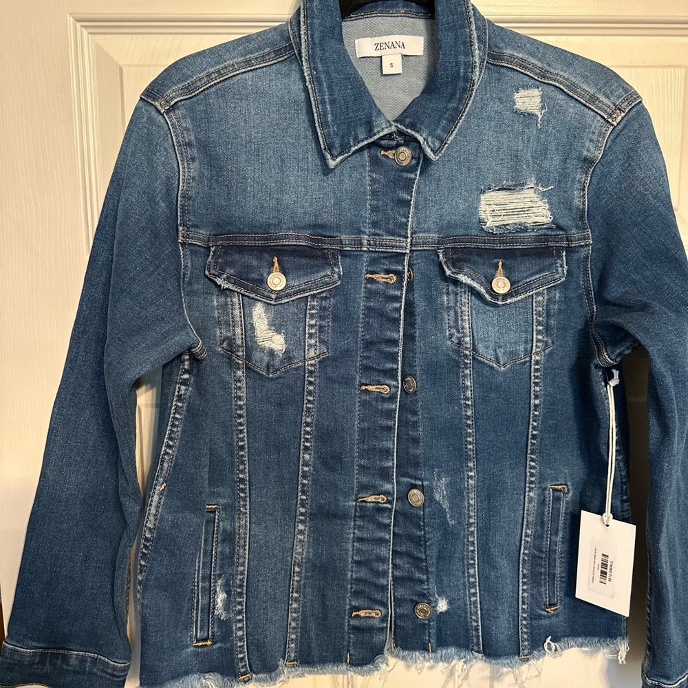 Zenana Outfitters Classic Blue Denim Jacket
